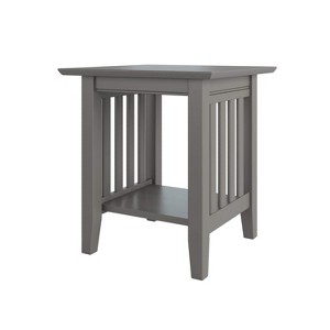 AFI Furnishings Mission End Table Grey - 1 of 4