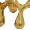 Aluminum Abstract Sculpture Gold – CosmoLiving by Cosmopolitan - 3 of 4