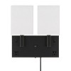 Cal Lighting Oberlin - 2 Light Wall Mount in Modern Style-14 Inches Tall and 13 Inches Wide - 3 of 4