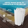 Unicel FS-2004 48 Sq Ft Vertical DE Grid Replacement Swimming Pool Filter Set, Compatible with American, Hayward, Pac-Fab, Sta-Rite, Astral and More - 2 of 4