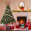 Artificial Christmas Tree, Snow Flocked Xmas Trees for Indoor & Outdoor, Foldable Base for Easy Setup and Storage,Xmas Decoration for Home Parties - 4 of 4