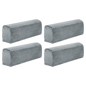 Unique Bargains Stretch Soft Polyester Fiber Sofa Couch Armchair Slipcovers 4 Pcs - 1 of 4