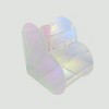 Cur8 Acrylic Irridecent Makeup Brush Holder Heart - 3 of 4