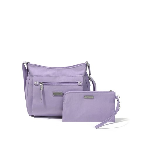 Baggallini On Track Zip Crossbody with RFID Phone Wristlet