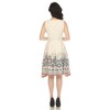 Women's Fit and Flare Knee Length Dress - 3 of 4