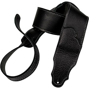 Franklin Strap 2.5" Original Black Glove Leather Guitar Strap - 1 of 1