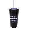 Silver Buffalo Disney The Nightmare Before Christmas Tumbler with Lid and Straw | 32 Ounces - 2 of 4