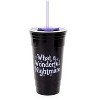 Silver Buffalo Disney The Nightmare Before Christmas Acrylic Carnival Cup  With Lid And Straw : Target