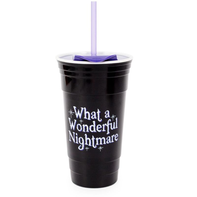 Silver Buffalo Disney The Nightmare Before Christmas Tumbler with Lid and Straw | 32 Ounces, 2 of 7
