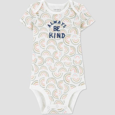 Image of Carter's Just One You® Baby Rainbow 'Always Be Kind' Bodysuit - 3M