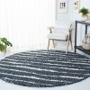 Venus Shag VNS603 Power Loomed Indoor Rugs - Safavieh - 2 of 4
