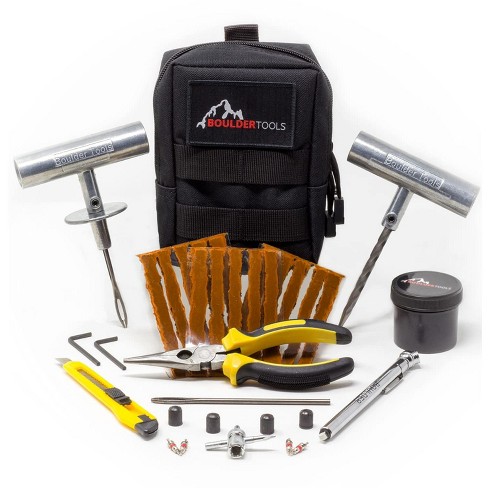 Boulder Tools Heavy Duty Tire Repair Kit - For Cars, Trucks, Rvs, Suvs,  Atvs, Motorcycles, Tractors & Trailers : Target