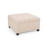 Isabella Contemporary Tufted Fabric Storage Ottoman - Christopher Knight Home - 2 of 4
