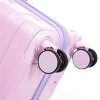 TopComfy Luggage 20 24 28 Inch Travel Suitcase Spinner Wheel Luggage Set Gradient Color Carry On Suitcase for Travel, Purple, 19.69"*11.61"*30.51" - 4 of 4