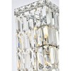 Elegant Lighting Maxime 2 light Chrome Wall Sconce Clear Royal Cut Crystal - 4 of 4