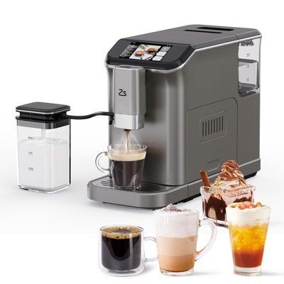 20Bar Fully Automatic Espresso Machine with & Built-in Grinder | Touch Control Coffee Maker