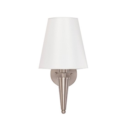 18" Haping Wall Mounted Sconce Lamp White (Includes Energy Efficient Light Bulb) - Aiden Lane