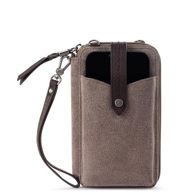 The Sak Women's Silverlake N/S Smartphone Crossbody, Mushroom Suede