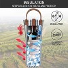 OPUX Wine Bag Single Bottle Carrier Tote, Insulated Thermal Padded Portable Carry Case Travel Cooler Picnic Beach Gift - 2 of 4