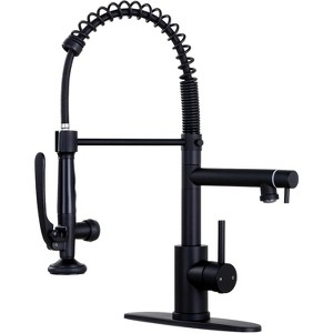 Qomolangma Commercial Kitchen Sink Faucet with Pull Down Sprayer - 1 of 1