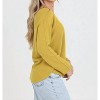 Women's V-neck Sweater - Nostalgia - 3 of 3