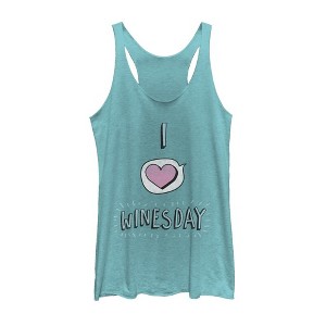 Women's CHIN UP I Love Winesday Racerback Tank Top - 1 of 3