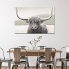 iCanvas Highland Cow Neutral by James Wiens Canvas Print Wall Art - 3 of 3