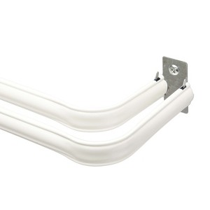 Kenney White Lockseam Curtain Rod 28 in. L X 48 in. L - 1 of 1