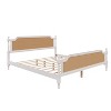 Merax Rustic & Retro Traditional Rattan Bed Frame with Pine Wood Structure - 4 of 4