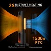 SKONYON 1500W Ceramic Tower Heater with Remote, Thermostat, 3D Realistic Flame, 3 Modes, Overheating & Tip-over Protection - 3 of 4