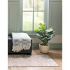 Unique Loom Aurelia Collection Area Rug - Hadrian (2'  x 8' Runner Rose/Gray) - 3 of 4