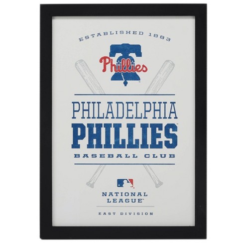 MLB Philadelphia Phillies Baseball Wood Sign Panel