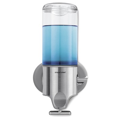 simplehuman 15 fl oz Single Wall Mount Soap Pump Silver