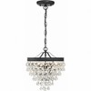 Crystorama Lighting Calypso 3 - Light Pendant in  Matte Black - 3 of 4