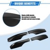 Unique Bargains Car Roof Rack Side Rails End Cover Cap for Toyota Land Cruiser LC200 J200 2008-2021 Plastic Black 4pcs - 3 of 4