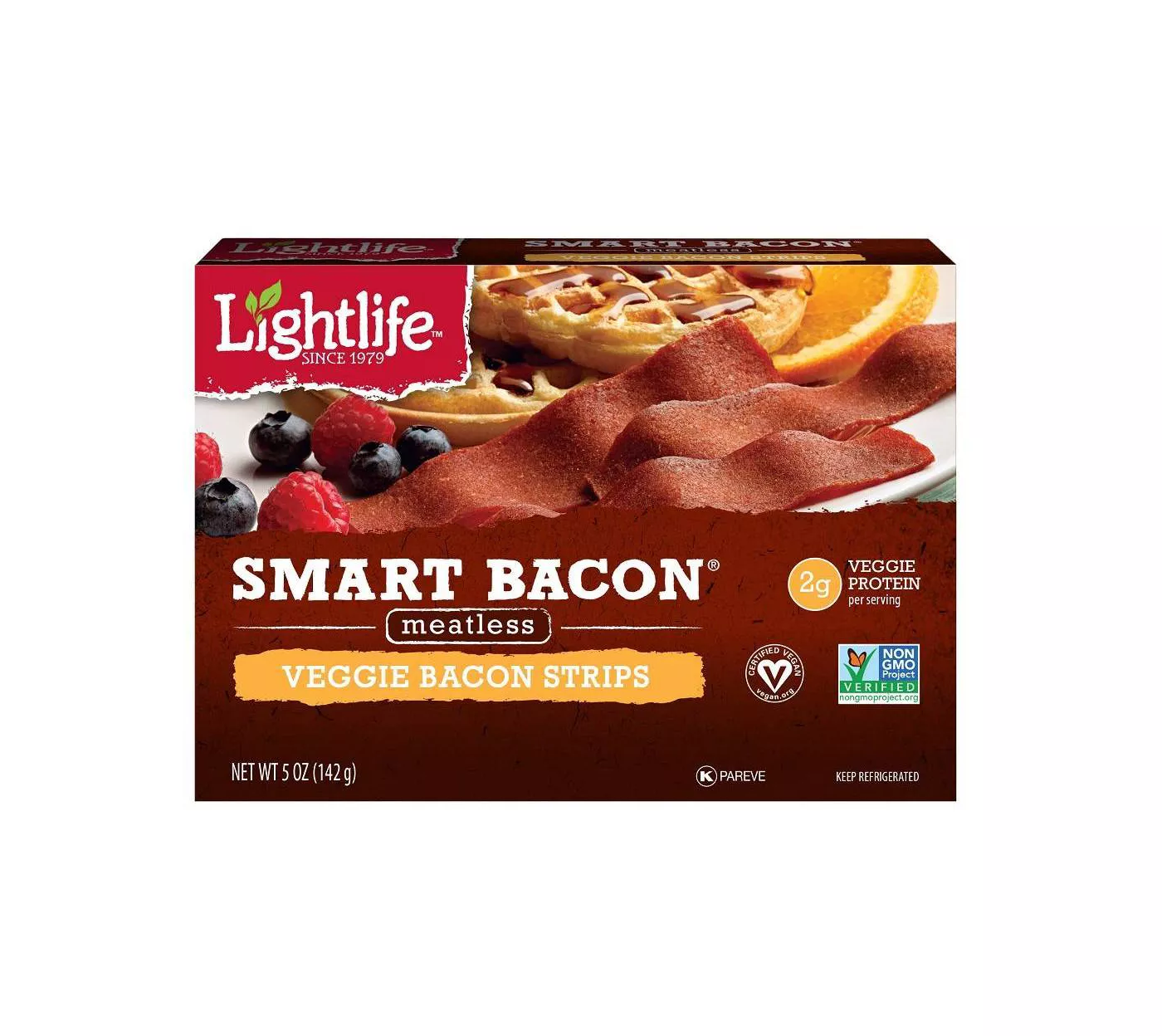 Lightlife Smart Bacon Meatless Veggie Bacon Strips