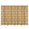 Spassway Rustic Folding Wood Room Divider Vintage Freestand Privacy Screen for Room Seperation Living Room Bedroom Office Room - 3 of 4