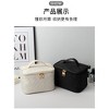 Premium Large capacityPortable Travel Makeup Bag, Multi-functionalCosmetic Organizer, Stain-resistant, HandheldSquare Bag Black - 3 of 3