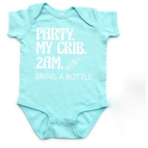 The Juniper Shop Party. My Crib. Baby Bodysuit - NB - Chill - 1 of 2