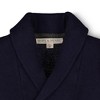 Hope & Henry Boys'  Cotton Shawl Collar Double Breasted Sweater, Infant - 2 of 4