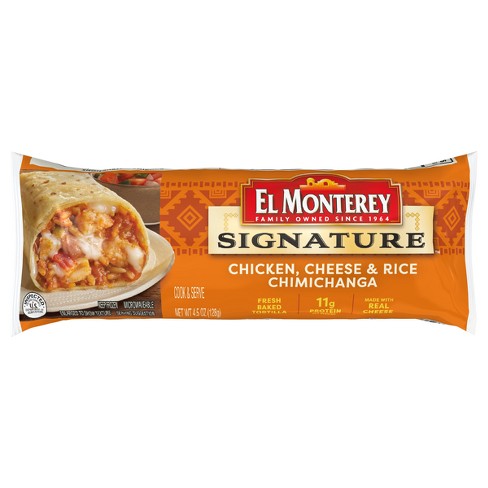 El Monterey® Chicken Cheese & Rice Chimichangas, 8 ct / 36 oz - Food 4 Less