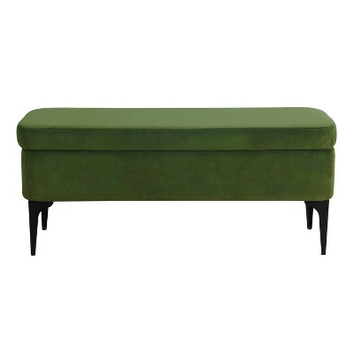 Sage green outlet ottoman bench