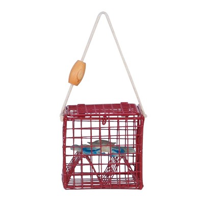 Beachcombers Crab trap with Blue Crab Ornament
