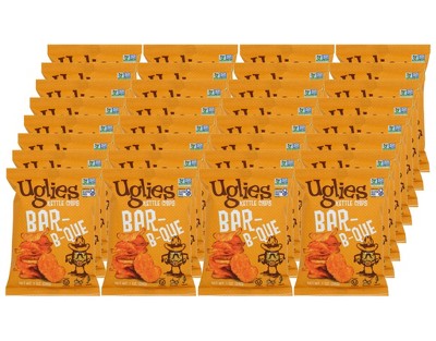 Uglies Bbq Kettle Cooked Potato Chips - Case Of 32/1 Oz : Target