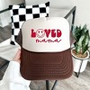 Simply Sage Market Loved Mama Smiley Face Foam Trucker Hat - Adult - Brown Tan - 3 of 3
