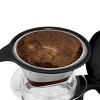 Bodum 4 cup Pour Over Reusable Stainless Steel Coffee Filter: Best Pour Over Coffee Filters, Black, 1 Year Warranty - 3 of 3
