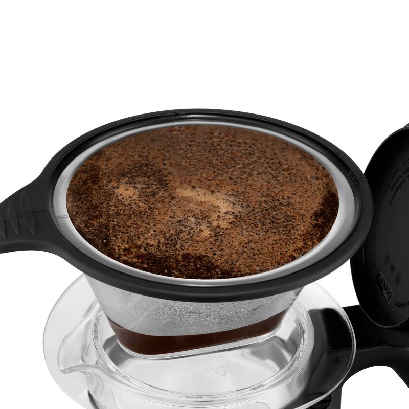 Bodum 4 cup Pour Over Reusable Stainless Steel Coffee Filter, 3 of 4