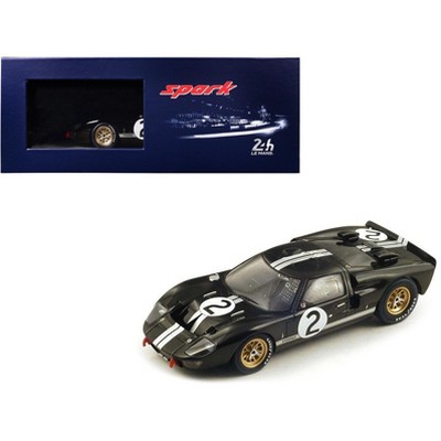 Ford MK 2 #2 "Shelby American" Winner "24 Hours of Le Mans" (1966) with Acrylic Display Case  1/18 Model Car by Spark