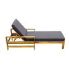 Grungis Outdoor Lounge Chairs with 3 Level of Adjustable Backrest,Cozy Patio Chaise Lounges,Tanning Chairs for Poolside,Backyard - 2 of 4