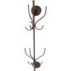 Kings Brand Furniture – Nino Metal 12 Hook Wall Mount Coat & Hat Rack, Pewter - 3 of 4